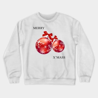 X'mas, Christmas, party, Christmas Eva Crewneck Sweatshirt